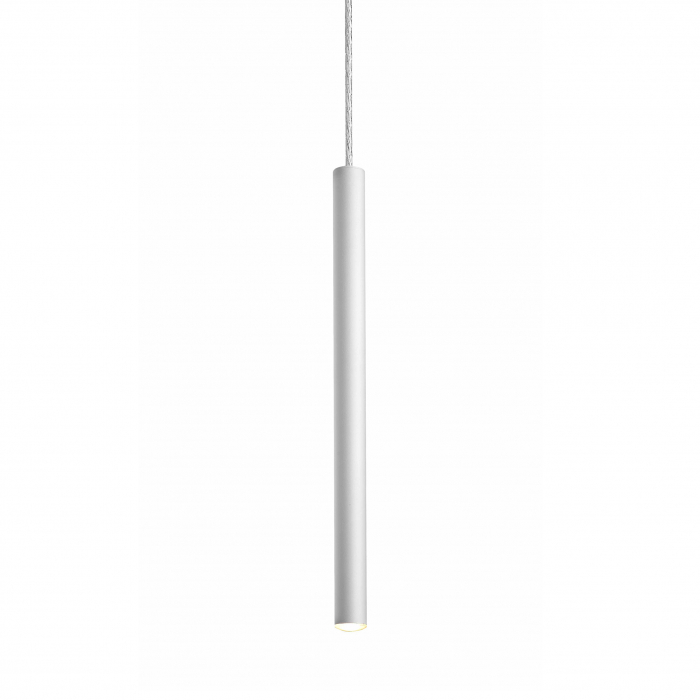 Lustra alba LOYA pendul cilindric cu iluminare LED, inaltime reglabila, 003064-003492 - Zumaline [2]