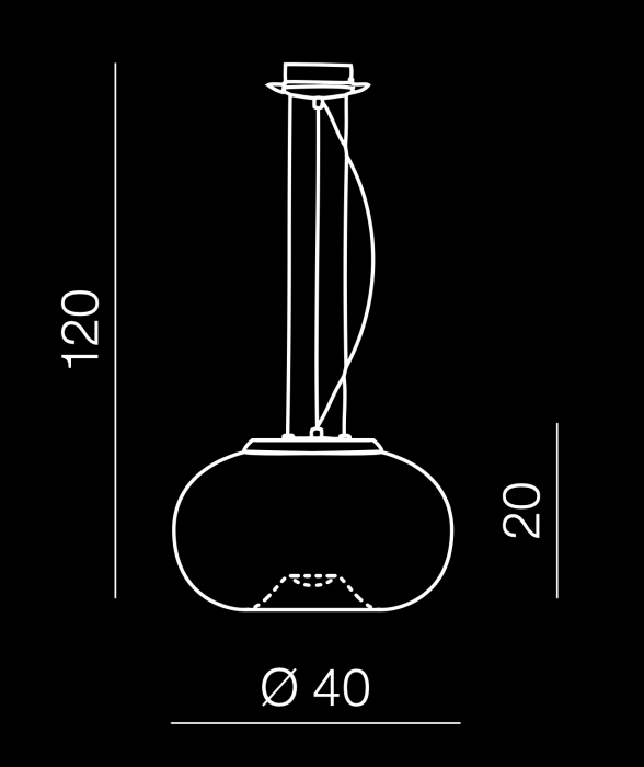 Lustra alba moderna rotunda Kire, diverse dimensiuni, AZ 0205 - Azzardo [4]