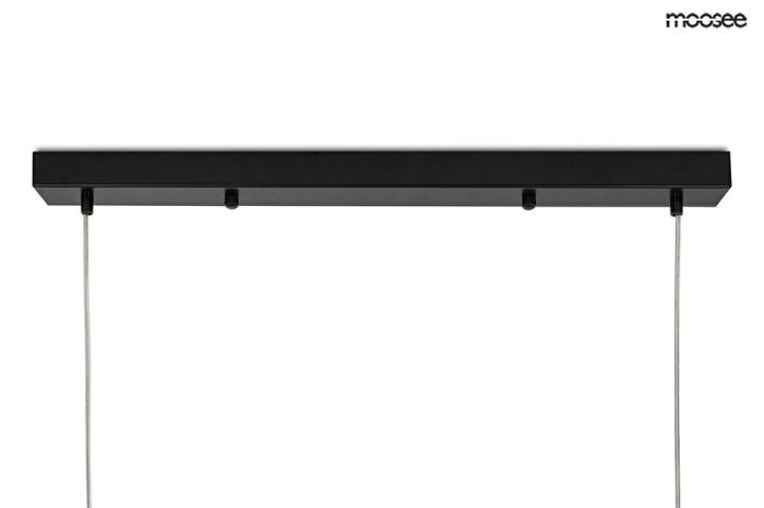 Lustră Alure Line 90x30x230 cm, Metal Negru - Moosee [8]