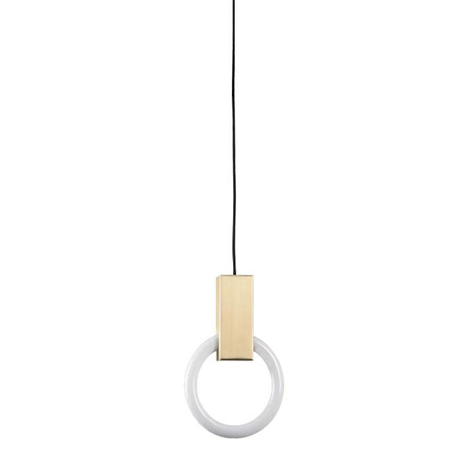 Lustra aurie pendul Hopper 30/40 cm Ø, iluminare LED, design minimalist, XCP9149-1-40 - King [4]