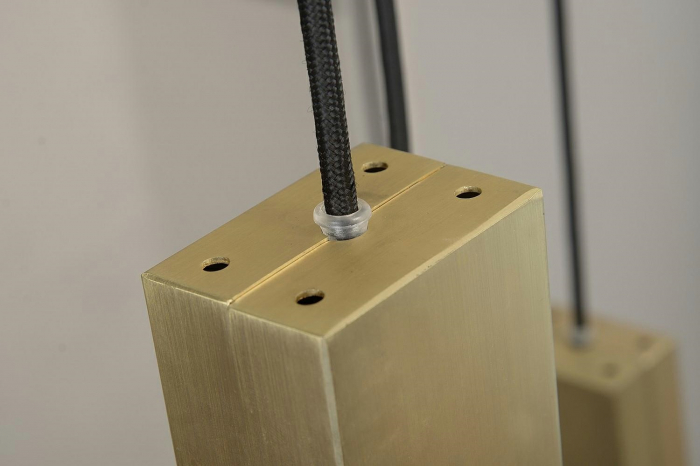 Lustra aurie pendul Hopper 30/40 cm Ø, iluminare LED, design minimalist, XCP9149-1-40 - King [8]