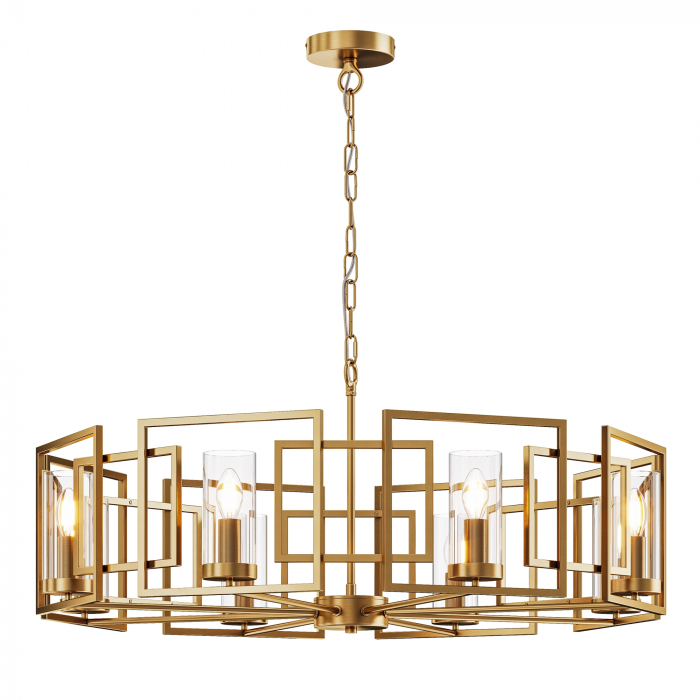 Lustra Bowi H009PL-08G, 8xE14, aurie, IP20, Maytoni [1]