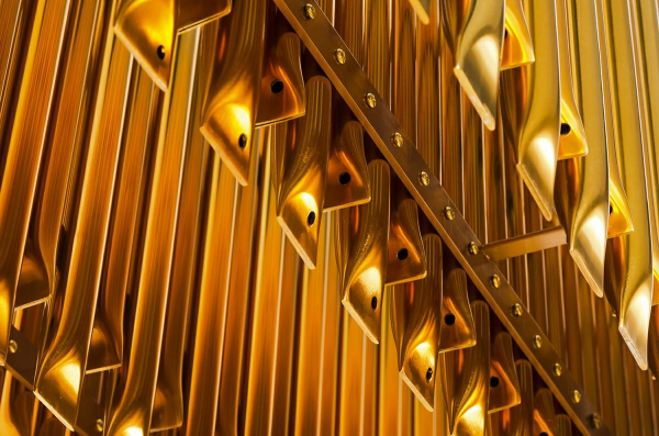 Lustra/candelabru auriu Dunne Long design extravagant, 172x30 cm, metal, 1162.S2 - King [3]