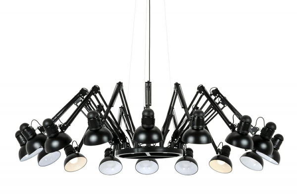 Lustra/candelabru cu design modern industrial Torger II 50-200 cm cu brate reglabile, JD-182-16 - King [2]