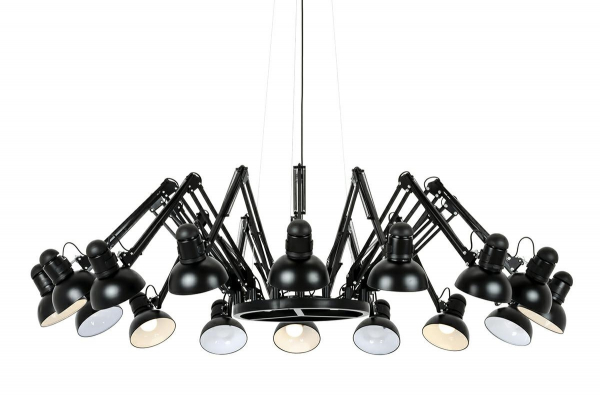 Lustra/candelabru cu design modern industrial Torger II 50-200 cm cu brate reglabile, JD-182-16 - King [3]