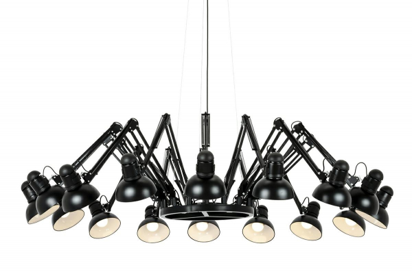 Lustra/candelabru cu design modern industrial Torger II 50-200 cm cu brate reglabile, JD-182-16 - King [4]