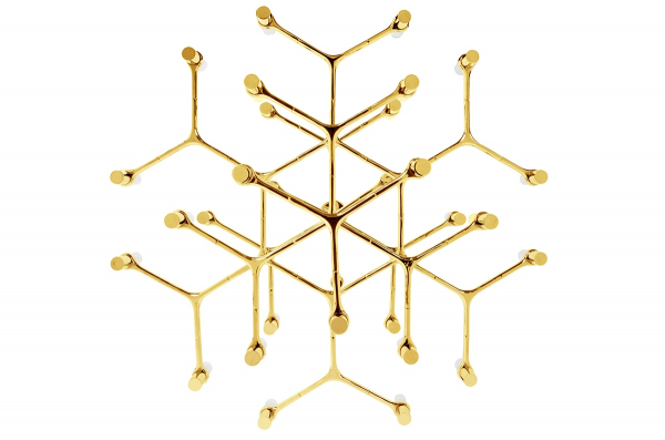 Lustra/candelabru design modern Oskar Grande, 30 de becuri, crom/auriu/negru, XCP9120-30.BLACK - King [22]
