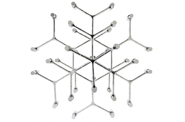 Lustra/candelabru design modern Oskar Grande, 30 de becuri, crom/auriu/negru, XCP9120-30.BLACK - King [13]