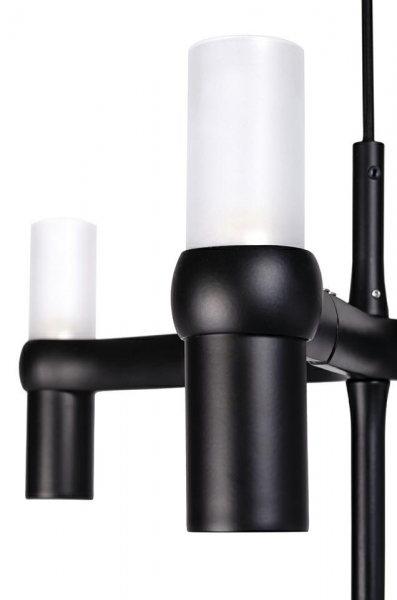 Lustra/candelabru design modern Oskar Grande, 30 de becuri, crom/auriu/negru, XCP9120-30.BLACK - King [9]