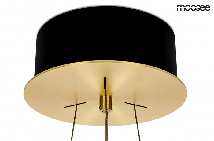 Lustra/candelabru rotund de lux cu cristale Juuso 47x47 cm, structura metalica aurie, MSE010100166 - King [5]