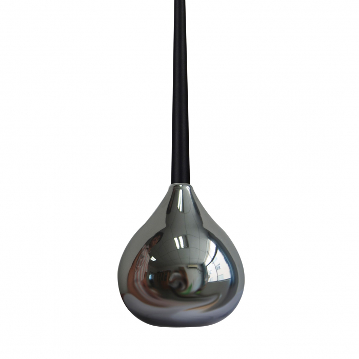 Lustra crom LIBRA tip pendul, inaltime reglabila, metal/sticla, 003064-001770 - Zumaline [2]