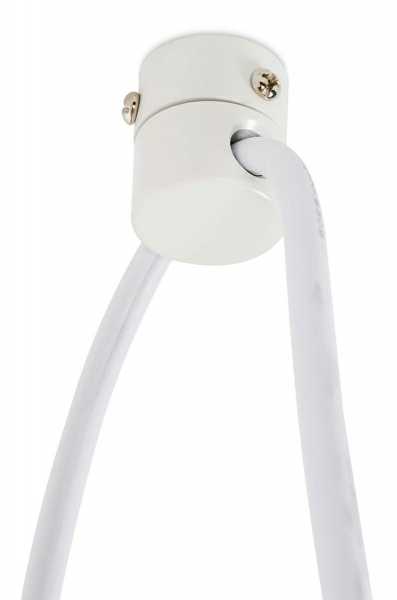 Lustra cu cablu atarnat design industrial Hang, 3 becuri LED, alba/neagra, MD20502-A-200.3 - King [7]