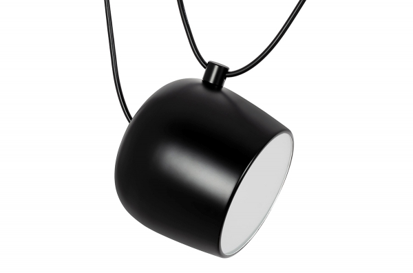 Lustra cu cablu atarnat design industrial Hang, 4 becuri LED, alba/neagra, MD20502-A-200.4 - King [2]