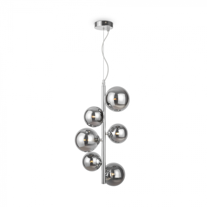 Lustra Dallas MOD545PL-06CH, 8xG9, crom+fumurie, IP20, Maytoni [1]