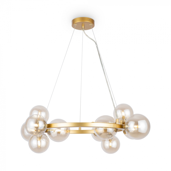 Lustra Dallas MOD545PL-11G, 11xG9, aurie+transparenta, IP20, Maytoni [1]