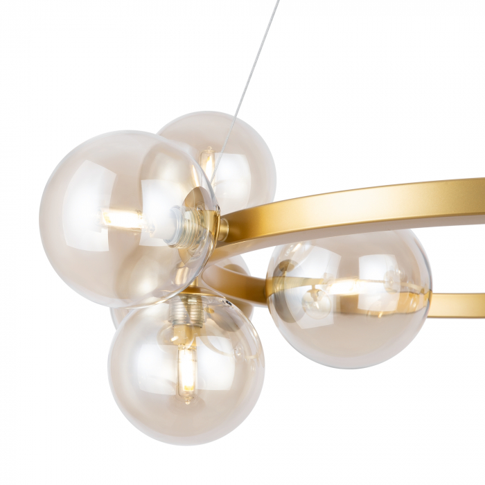 Lustra Dallas MOD545PL-11G, 11xG9, aurie+transparenta, IP20, Maytoni [2]