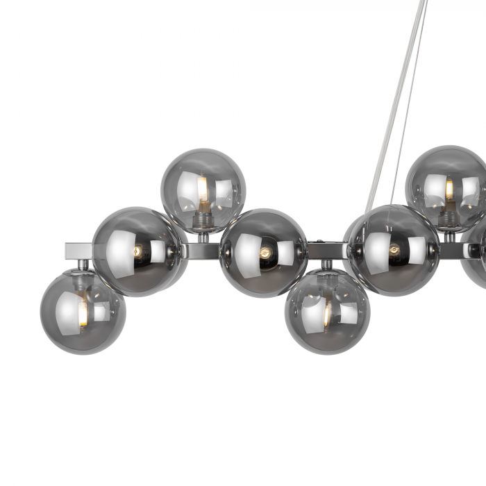 Lustra Dallas MOD547PL-25CH, 25xG9, crom+fumurie, IP20, Maytoni [2]