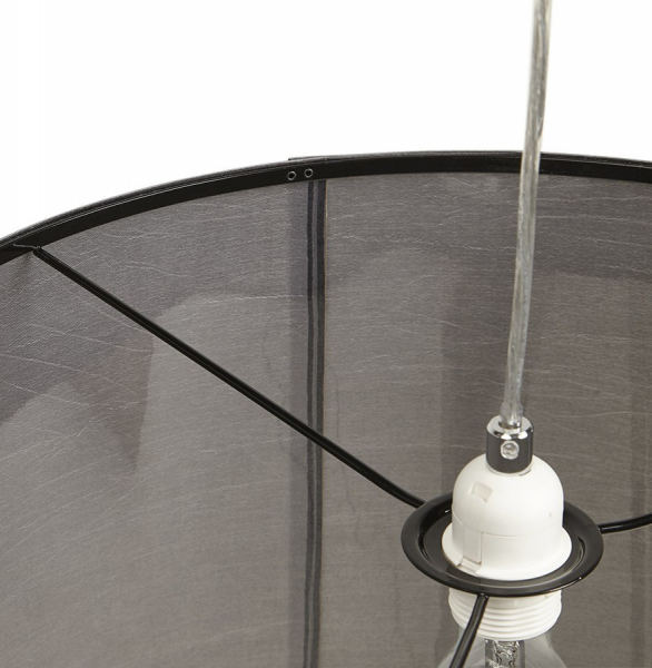 Lustra de design gri SAYA rotunda abajur material 50x30x150 cm, HL00450GR - Kokoon [7]