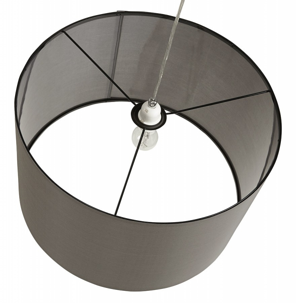 Lustra de design gri SAYA rotunda abajur material 50x30x150 cm, HL00450GR - Kokoon [8]