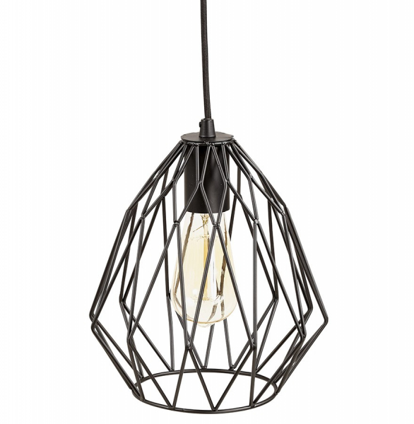 Lustra de design neagra PARAL forma geometrica stil industrial otel, HL00530BL - Kokoon [4]