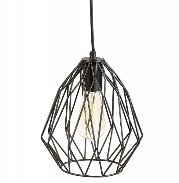 Lustra de design neagra PARAL forma geometrica stil industrial otel, HL00530BL - Kokoon [2]