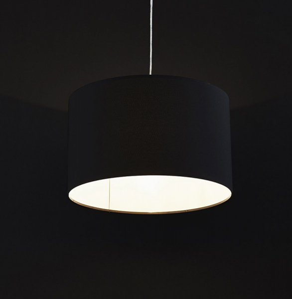 Lustra de design neagra SAYA rotunda abajur material 50x30x150 cm, HL00440BL - Kokoon [13]
