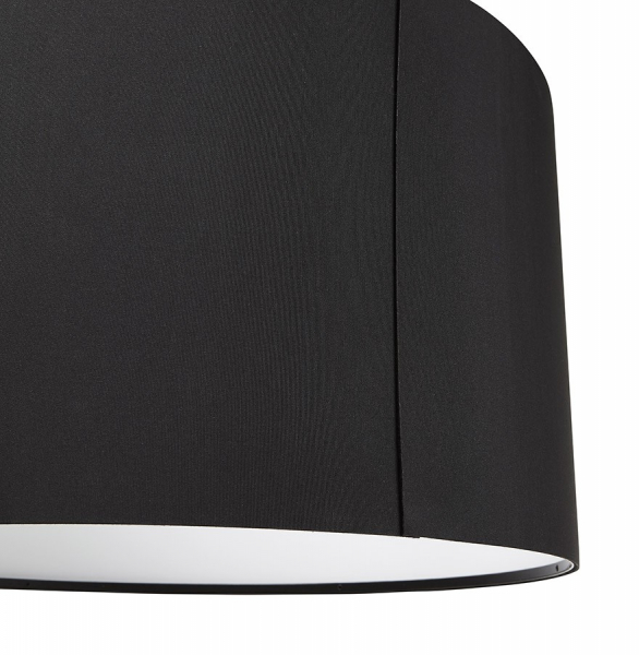 Lustra de design neagra SAYA rotunda abajur material 50x30x150 cm, HL00440BL - Kokoon [4]