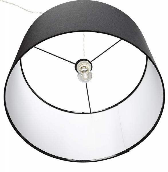 Lustra de design neagra SAYA rotunda abajur material 50x30x150 cm, HL00440BL - Kokoon [5]
