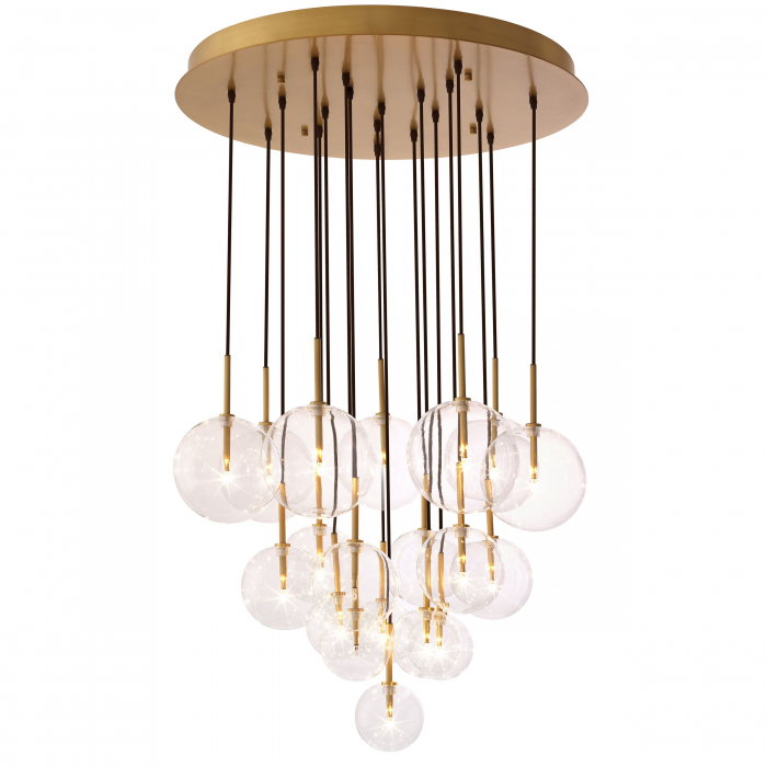   Candelabru Aulani finisaj din alamă antică 115571 EICHHOLTZ [1]