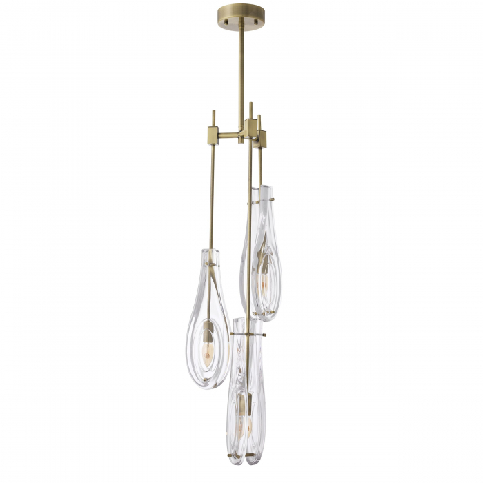   Candelabru Bellano S finisaj din alamă periată ușoară 114458 EICHHOLTZ [2]
