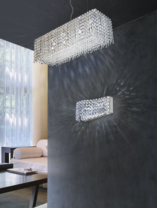 Lustra de lux cu cristale Flore, 65 cm, forma dreptunghiulara, AZ 1510 - Azzardo [11]
