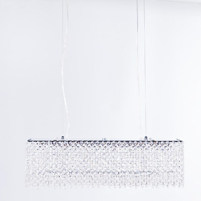 Lustra de lux cu cristale Flore, 65 cm, forma dreptunghiulara, AZ 1510 - Azzardo [10]