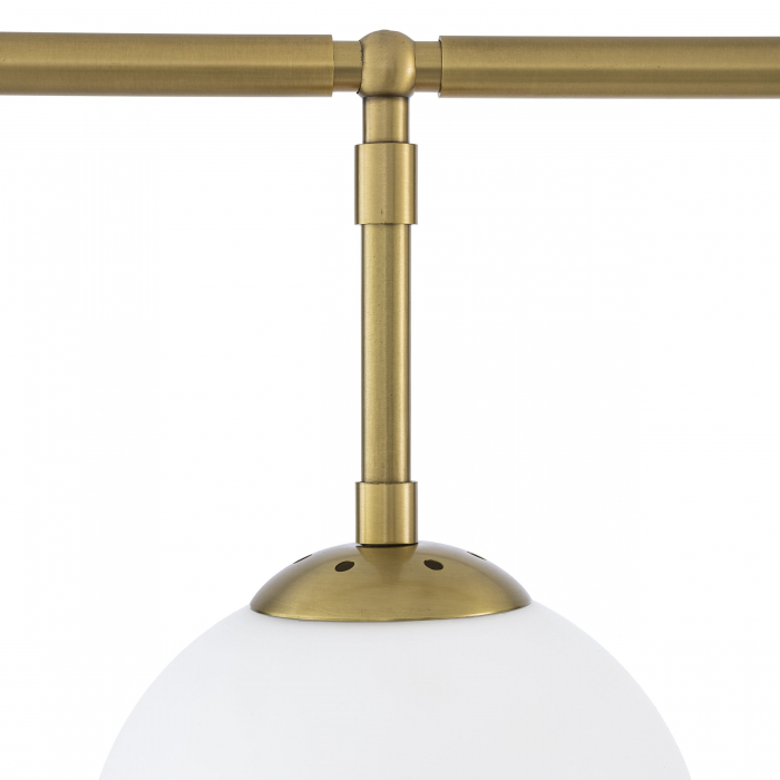   Candelabru Tara finisaj din alamă antică sticlă albă 115656 EICHHOLTZ [4]