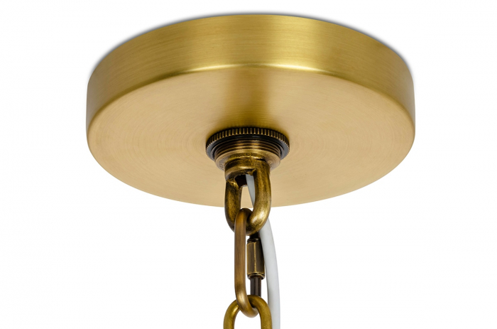 Lustra design extravagant Guto 20x44 cm, metal auriu/sticla, MD10961-1S.BRASS - King [9]