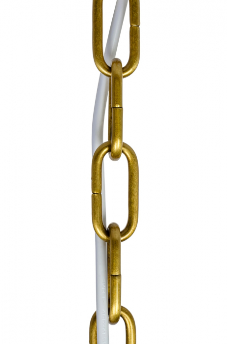 Lustra design extravagant Guto 20x44 cm, metal auriu/sticla, MD10961-1S.BRASS - King [11]