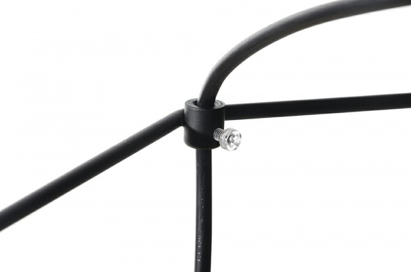 Lustra design industrial Fenton din cabluri negre, hexagon, 80x220 cm, 91908 - King [4]