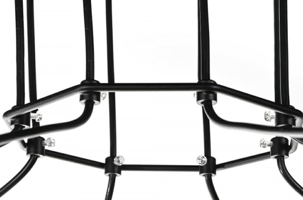Lustra design industrial Fenton din cabluri negre, hexagon, 80x220 cm, 91908 - King [5]