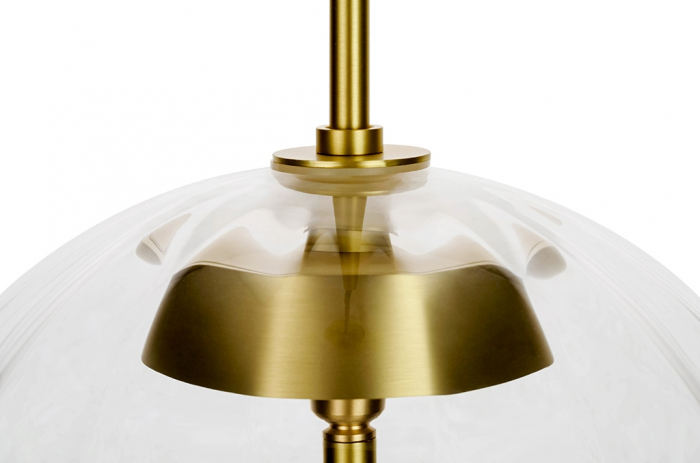 Lustra design lux Murillo Ball in forma de glob, sticla/suport auriu, MD12001-1Y-300 - King [4]