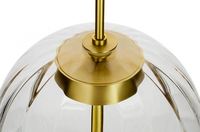 Lustra design lux Murillo Ball in forma de glob, sticla/suport auriu, MD12001-1Y-300 - King [5]