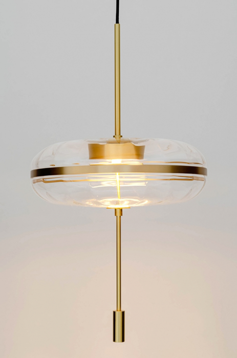 Lustra design lux Murillo Plate in forma de glob, sticla/suport auriu, MD12001-1-360 - King [7]