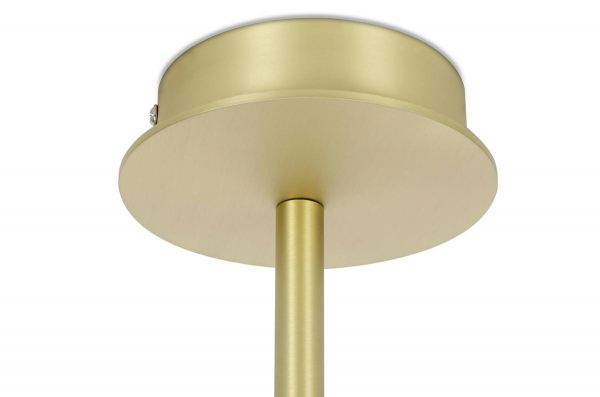 Lustra design minimalist Bird High in forma de pasare, suport auriu/abajur alb LED, MD8113-1 - King [7]