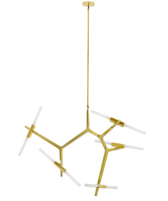 Lustra design minimalist Tree, 14 becuri aurie, XCP8053-14.GOLD - King [2]