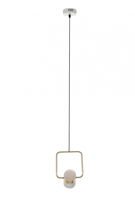 Lustra pendul design modern Enoch aurie/alb, aurie rose/negru, XCP7598.WHITE - King [6]
