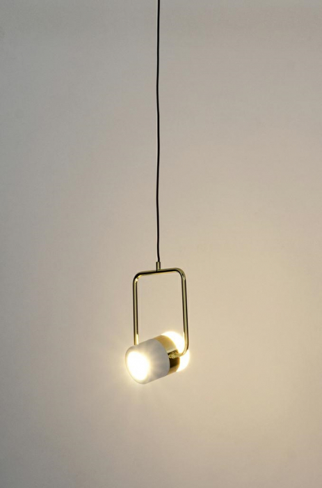Lustra pendul design modern Enoch aurie/alb, aurie rose/negru, XCP7598.WHITE - King [9]