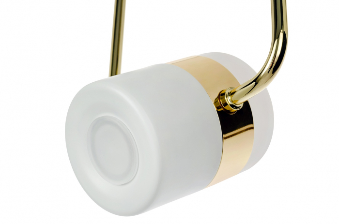 Lustra pendul design modern Enoch aurie/alb, aurie rose/negru, XCP7598.WHITE - King [7]