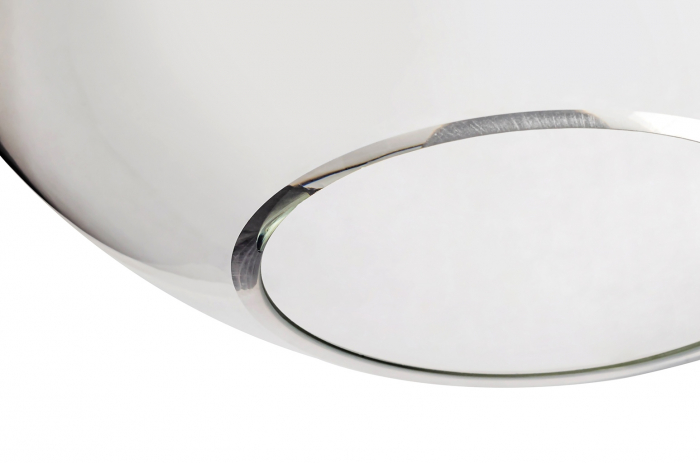 Lustra 3 brate globuri sticla Bubble Line 120 cm aurie/argintie/neagra, iluminare LED, design lux, XCP9148-3B - King [13]