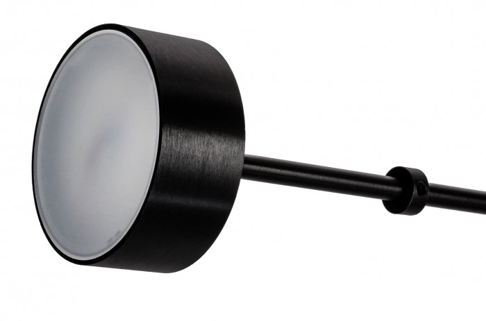 Lustra 3 brate globuri sticla Bubble Line 120 cm aurie/argintie/neagra, iluminare LED, design lux, XCP9148-3B - King [16]