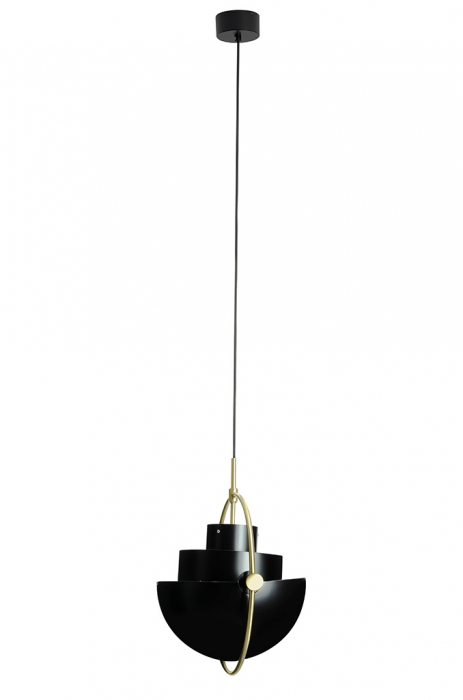 Lustra design modern extravagant Seal, alba/neagra/aurie, otel carbon, SM2356S - King [25]