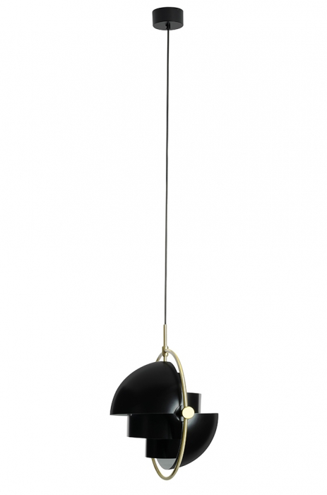 Lustra design modern extravagant Seal, alba/neagra/aurie, otel carbon, SM2356S - King [24]