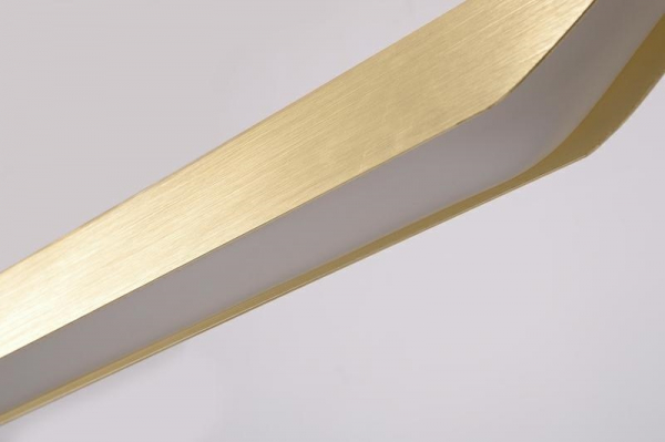 Lustra design modern extravagant Vigo 125 cm, iluminare LED, aluminiu negru/auriu, XCP3400-125.GOLD - King [4]